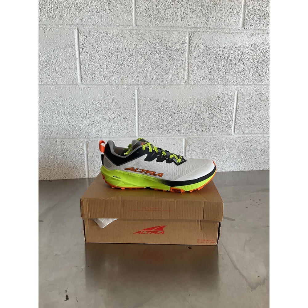Altra Experience Wild 3 Trail Running Shoes Men's Size 10.5 Gray/Lime